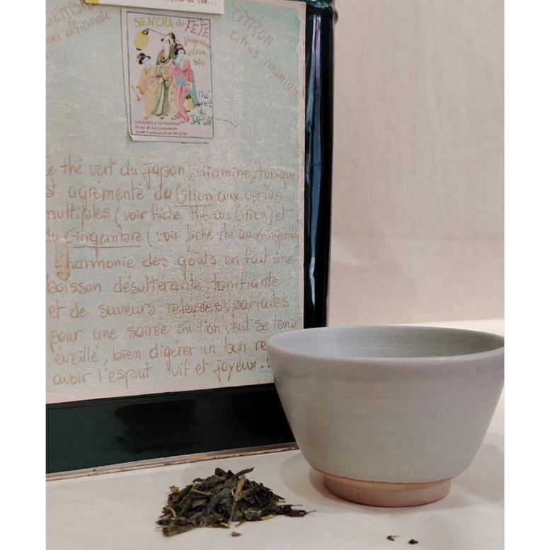 Thé vert parfumé Sencha de Fête Sachet 100 grammes