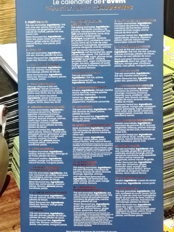 Photo calendrier de l'Avent 2026 verso