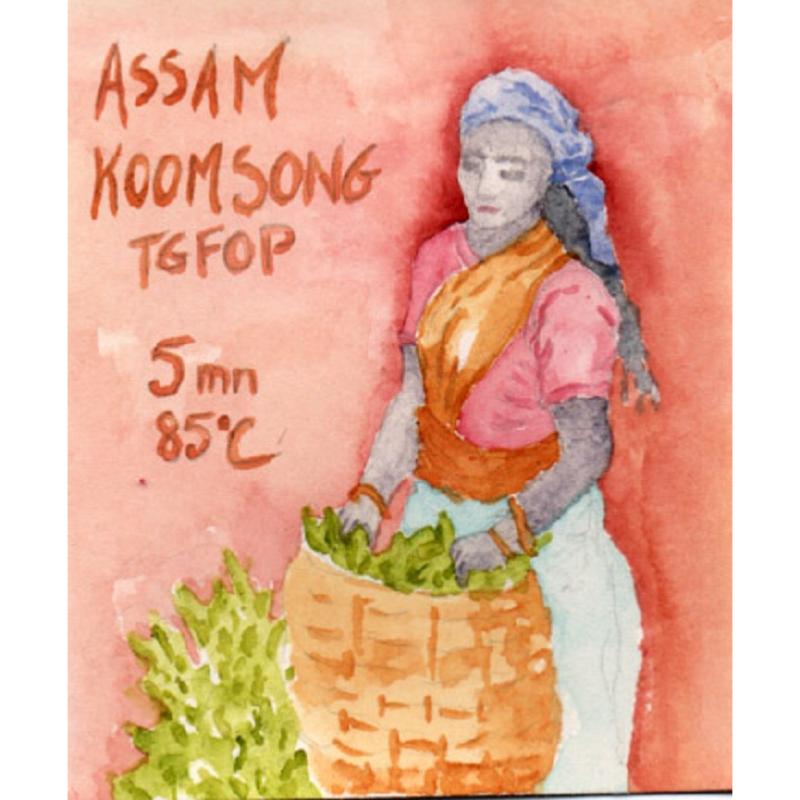 Thé noir d'Inde Assam Koomsong
