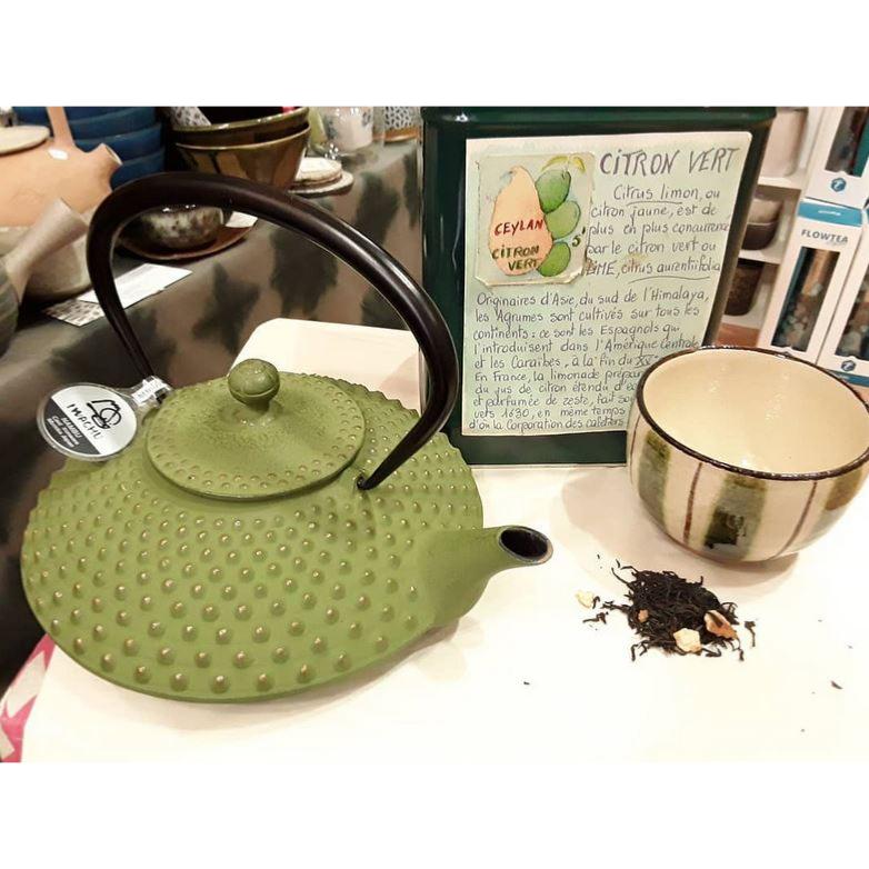 Thé noir parfumé Citron vert Sachet 100 grammes