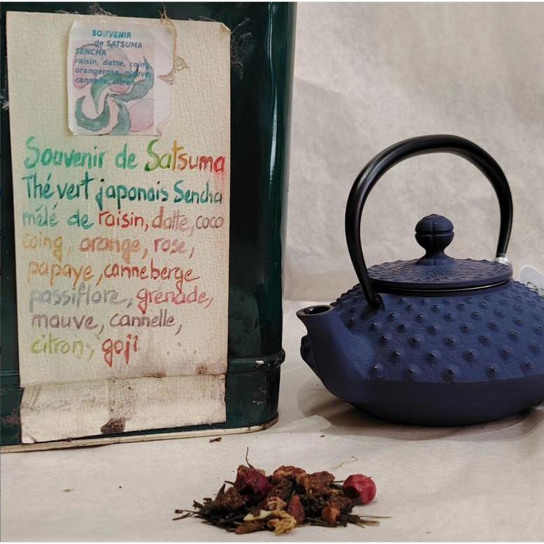 Thé vert parfumé Souvenir de Satsuma Sachet 100 grammes
