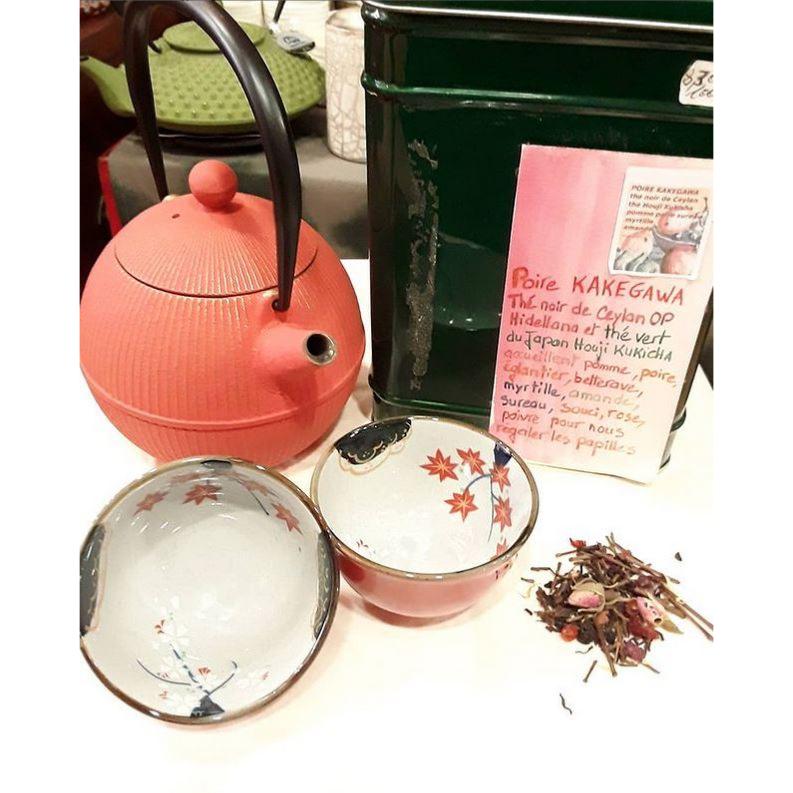 Thé noir Poire Kakegawa - poire pomme myrtille Sachet 100 grammes