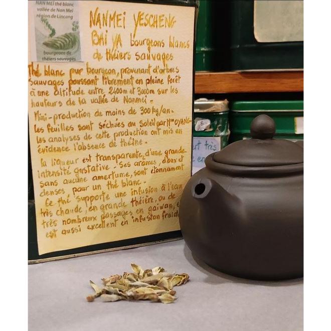 Thé blanc de Chine Nanmei Yesheng Bai Ya Sachet 100 grammes