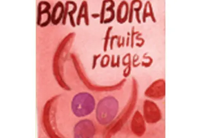 Infusion de fruits "Bora-Bora": une dominante de fruits rouges séchées impose des saveurs plus corsées à la même boisson.