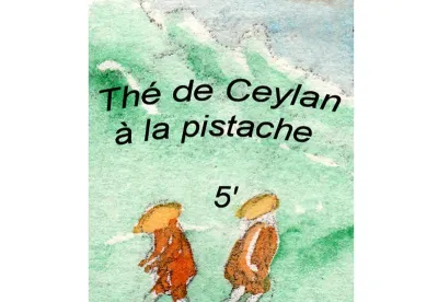 Thé noir parfumé à la pistache.