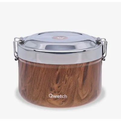 Compacte, pratique et disposant d'un système de fermeture sécurisant à double clip, le Bento Qwetch est idéal pour apporter votre repas au bureau à l'école. 