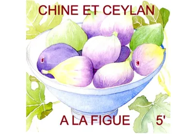 La figue séchée apporte ses accents voluptueux à ces thés peu théinés de Chine et de Ceylan. Boisson idéale pour retrouver les senteurs de l'été.