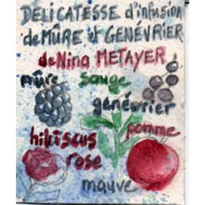 L'infusion de fruits Mûres et Genévrier est une promenade désaltérante en forêt entre baies de genévrier, églantier, mûres, pommes, sauge, mauve et hibiscus.