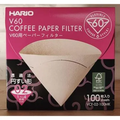 Les filtres V60 en papier naturel sont parfaits pour extraire votre café, en laissant passer un minimum d'huiles indésirables.