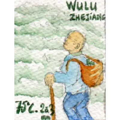 Thé vert de Chine Wulu du Zhejiang, doux et rond, sans amertume. Liqueur brillante et fraîche, idéale pour une dégustation zen et équilibrée.