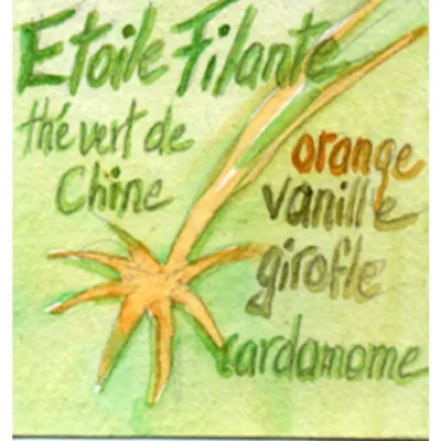 Le thé vert de Noël Etoile Filante est un superbe thé de Noël composé d'un thé vert de Chine pour un Noël FLAMBOYANT!