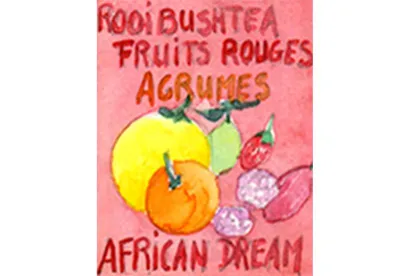 Dans le Rooïbos African Dream, pour varier les plaisirs, des fruits rouges ont été ajoutés aux agrumes.