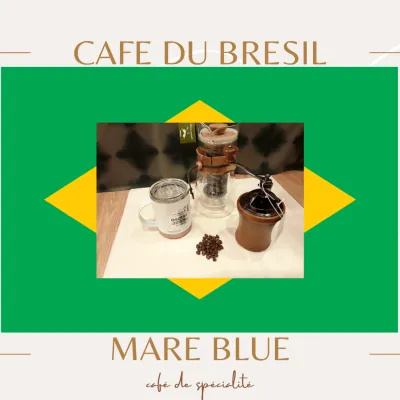 Le café de spécialité du Brésil Mare Blue est produit par une coopérative qui travaille dans des activités du commerce en direct. Ses cafés ont été classés dans des concours internationaux parmi les meilleurs cafés du Brésil. Café de spécialité, note :